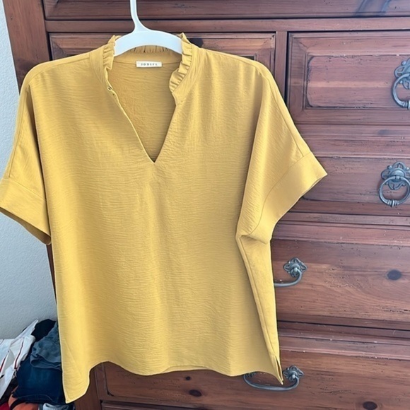 Jodifl Gold Blouse Top Size X-Large - Picture 1 of 7